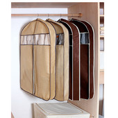Paplašināts neausto apģērbu putekļu pārsegs apģērba tērpam, kostīmam, mētei Liels auduma futrālis, piekarināms kabatas glabāšana, kārtot somas