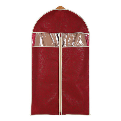 Reljefna netkana tkanina Poklopac za prašinu Viseća vrećica s patentnim zatvaračem za odjeću Odjevni predmet Kaput Haljina Štitnik protiv moljaca JF016