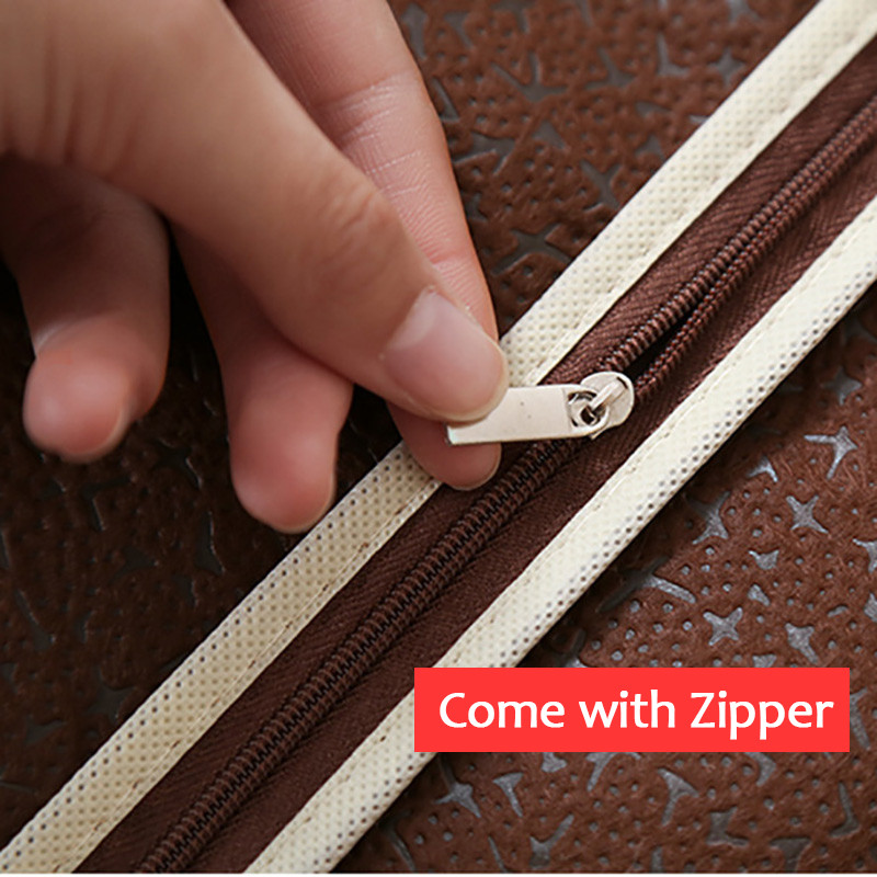 Reljefna netkana tkanina Poklopac za prašinu Viseća vrećica s patentnim zatvaračem za odjeću Odjevni predmet Kaput Haljina Štitnik protiv moljaca JF016