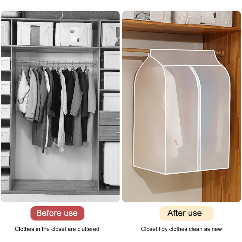 Odjeća koja visi Navlaka za prašinu Navlaka za vjenčanicu Odijelo Vreća za pohranu kaputa Torbe za odjeću Organizator Ormar Viseći organizatori za odjeću