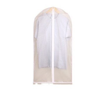 Κάλυμμα ρούχων με φερμουάρ για σκόνη 3D Ρούχα αποθήκευσης Ντουλάπα κοστούμι Τσάντες Ντουλάπα Κρεμάστρες Θήκη Κάλυμμα ρούχων Dust Bag Hanging Organizer