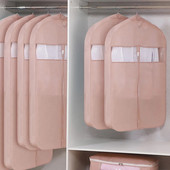 Hingavad rõivad tolmukattega karusnahast sulejope Spetsiaalne kolmemõõtmeline tolmukott Kodumajapidamises rippuv hoiukott Niiskuskindel