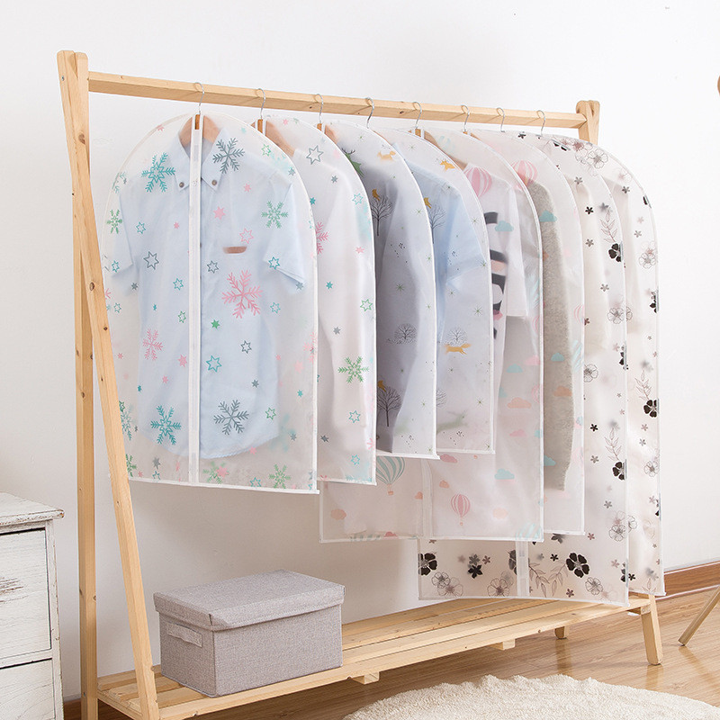 PEVA Clothing Putekļu aizsargs Drēbes Pārvalks Mētelis Putekļu maisiņš Garderobes uzvalks Piekarināms Soma Uzvalks Putekļu jaka