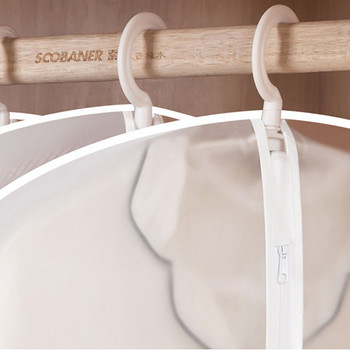 Διάφανα ρούχα Κρεμαστά Κάλυμμα σκόνης Κάλυμμα νυφικού Κοστούμι Παλτό Τσάντα αποθήκευσης Τσάντες ενδυμάτων Οργανωτή Ντουλάπα Κρεμαστό ρούχο