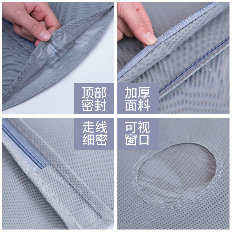 Haljina Odjeća Navlaka za prašinu s patentnim zatvaračem Vreća za pohranu odjeće Zaštita za odjeću Kostim Torbica Kućni organizator Netkani obrt