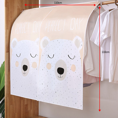 Odjeća Navlaka za prašinu 3D prozirna odjeća Torbica za prašinu Odijelo Viseća torba Organizator Vreće za završnu obradu ormara protiv prljanja