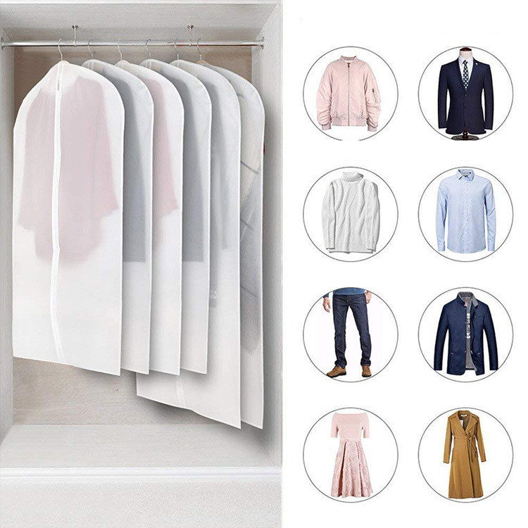 Putekļu necaurlaidīgs aizsargpārklājs Apģērbu somas Glabāšana Caurspīdīga glabātuve apģērbam uzvalks kleita jaka Putekļu necaurlaidīgs putekļu pārsegs