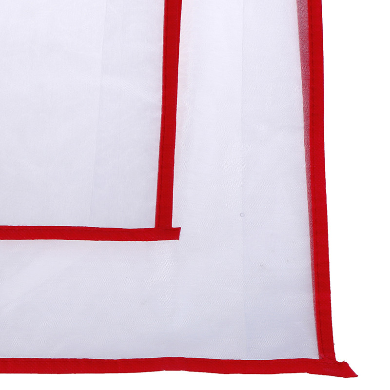 180cm/150cm kleita soma Kāzu kleita gara apģērba soma Aizsargs futrālis Putekļu necaurlaidīgs pārvalks Kāzu kleitas Apģērba apģērbs Putekļu aizsargs