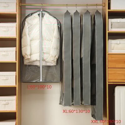 150 cm apģērbu somas, kostīmi, pārvalki Piekaramie apģērba maisiņi skapja glabāšanai.