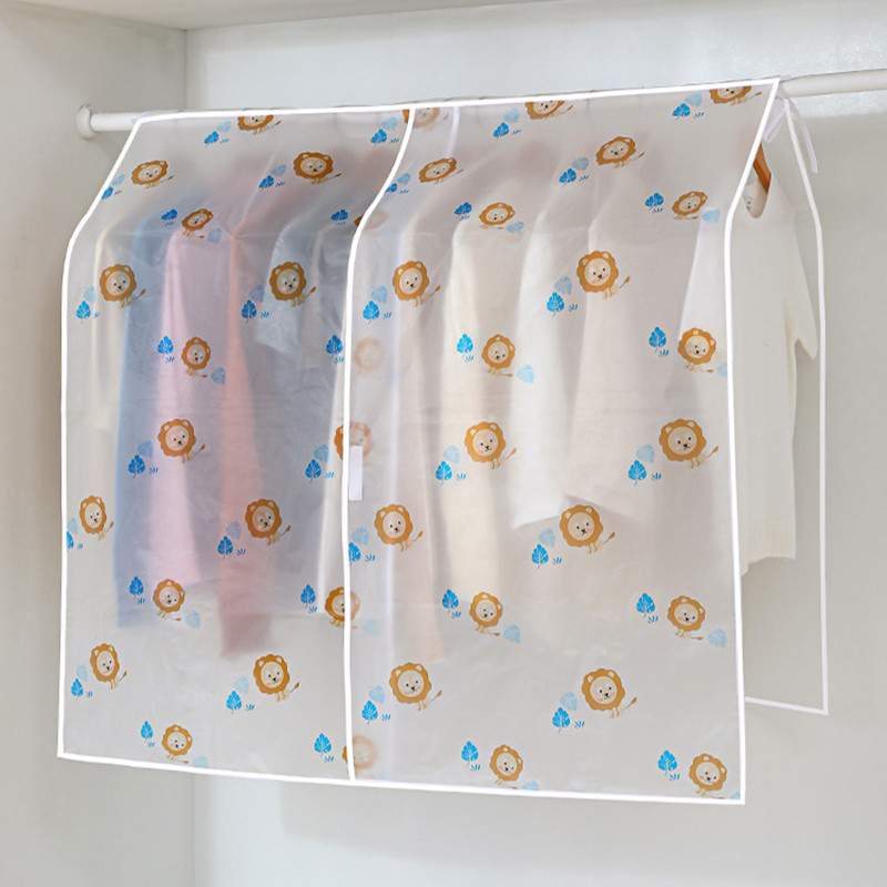 PEVA navlaka otporna na prašinu za kućanstvo Odijelo Kaput Prozirna torba za pohranu Podna vješalica za spavaću sobu Navlaka za prašinu Velika navlaka za ormar