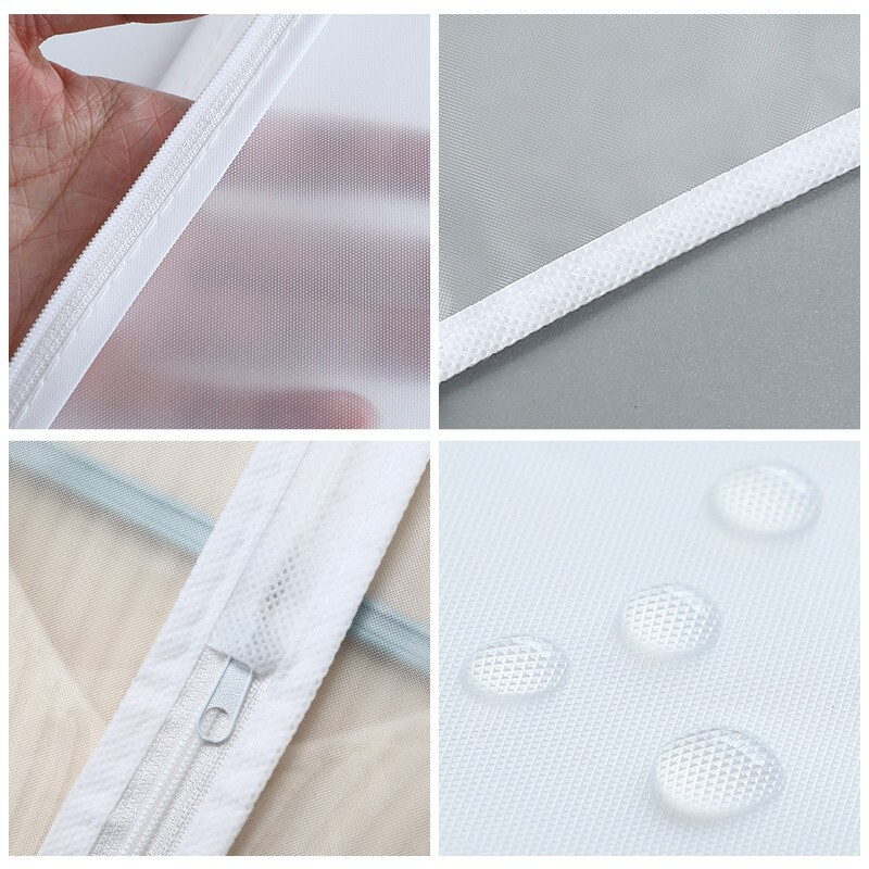 2gab Apģērbu putekļu pārsegs Uzvalks putekļu maisiņš Sabiezināts putekļu bagāžnieks Sadzīves mēteļa pārvalks Uzglabāšanas maisiņš Mazgājams