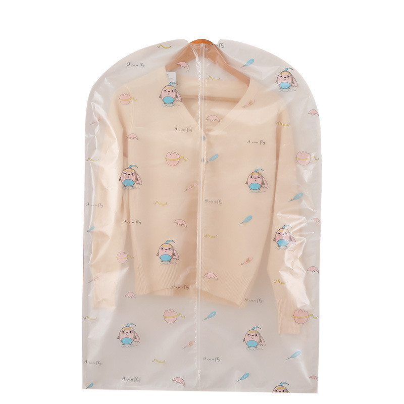 Piekarināms maisiņš, sabiezināts, jauks apdrukas raksts, apģērbs, putekļu pārsegs, ērts uzglabāšanas maisiņš, mājsaimniecības mētelis, kostīms, apģērbs