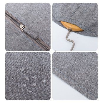 Κάλυμμα Dust Jacket Αδιάβροχο μπουφάν για τσάντα ρούχων Κρεμαστό κοστούμι Τσάντα ντουλάπα με προστασία από σκόνη και υγρασία Τσάντα αποθήκευσης με φερμουάρ