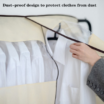 Τσάντα αποθήκευσης ρούχων Κρεμαστό κάλυμμα για τη σκόνη Φόρεμα Κοστούμι Παλτό Θήκη Οργάνωση Ντουλάπα Φόρεμα Ρούχα Κρεμαστό Κάλυμμα για τη σκόνη