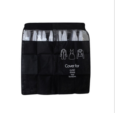 Apģērbu glabāšanas soma Piekarināms Putekļu aizsargs Kleita Uzvalks Mētelis Korpuss Organizators Garderobes Kleita Apģērbs Piekarināms Putekļu aizsargs