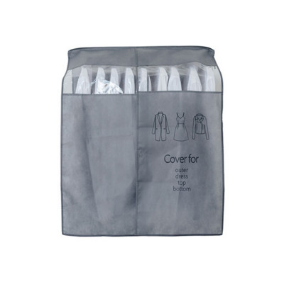 Apģērbu glabāšanas soma Piekarināms Putekļu aizsargs Kleita Uzvalks Mētelis Korpuss Organizators Garderobes Kleita Apģērbs Piekarināms Putekļu aizsargs