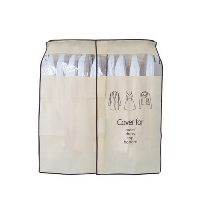 Apģērbu glabāšanas soma Piekarināms Putekļu aizsargs Kleita Uzvalks Mētelis Korpuss Organizators Garderobes Kleita Apģērbs Piekarināms Putekļu aizsargs