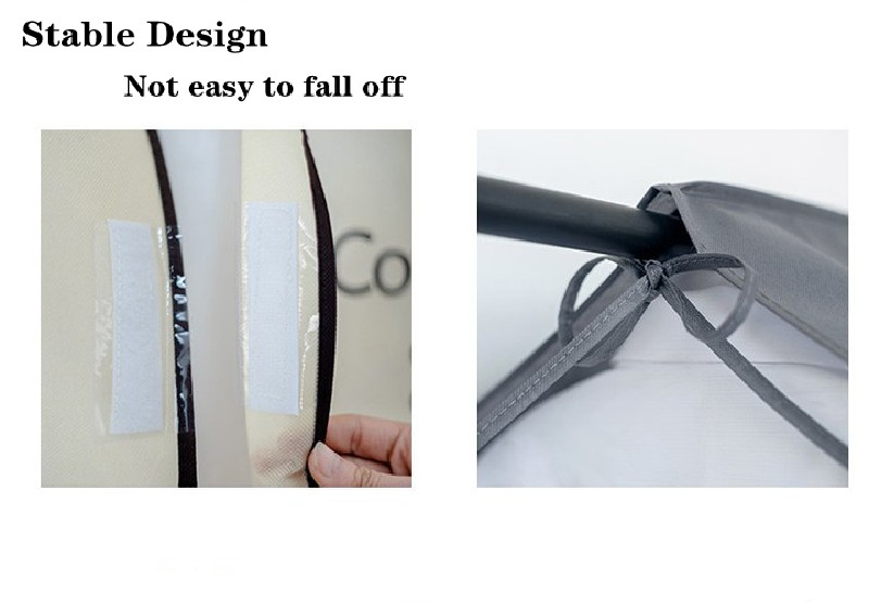 Apģērbu glabāšanas soma Piekarināms Putekļu aizsargs Kleita Uzvalks Mētelis Korpuss Organizators Garderobes Kleita Apģērbs Piekarināms Putekļu aizsargs