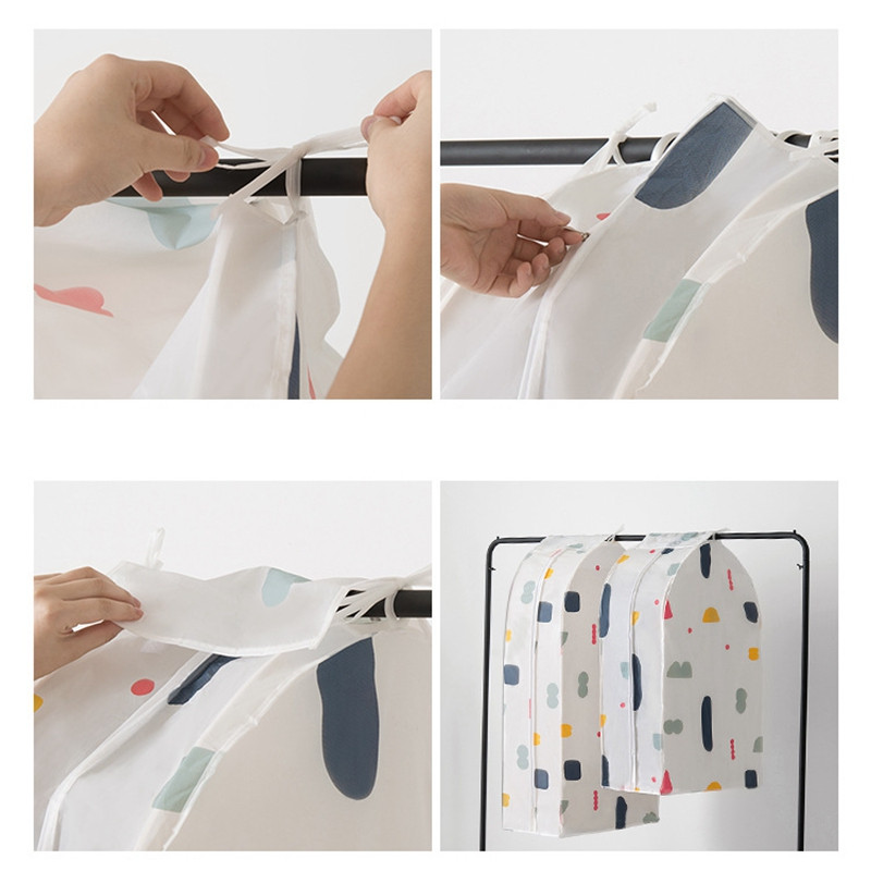 Odjeća koja visi Odjevni predmet Odijelo Kaput Navlaka za prašinu Kućna torbica za pohranu Torbica Torbica Organizator Ormar Viseća odjeća 1PC