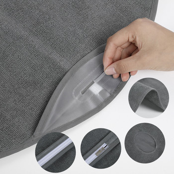 Κρεμαστές τσάντες αποθήκευσης GarmOrganizer Protect Dust Coverent Coat Εξωτερικό φόρεμα Ρούχα Αδιάβροχο κάλυμμα με ρούχα με φερμουάρ