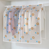 Zaštita za odjeću Vodootporna Vreća za pohranu odjeće otporna na prašinu Ormar Viseći organizator za odijelo Kaput Cvjetni print