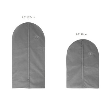 Κάλυμμα για τη σκόνη ρούχων με τσάντα αποθήκευσης με φερμουάρ Προστατευτική θήκη κοστουμιών ενδυμάτων Θήκη κοστουμιού Home Organizer Nonwoven Craft