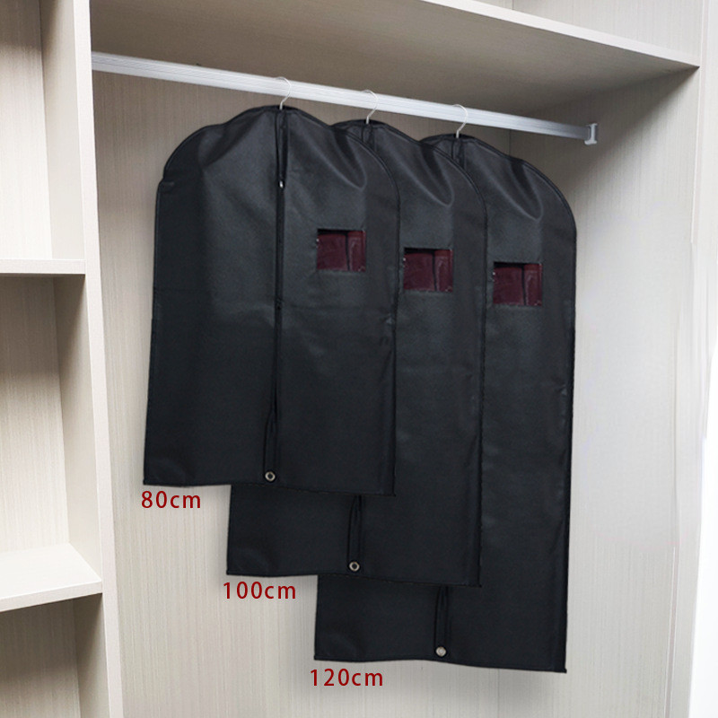 Putekļu necaurlaidīgi apģērbu pārvalki Ūdensnecaurlaidīgi apģērbi Putekļu pārsegi mētelis uzvalks kleita aizsargs Neausta piekarināma apģērba soma Skapja organizators