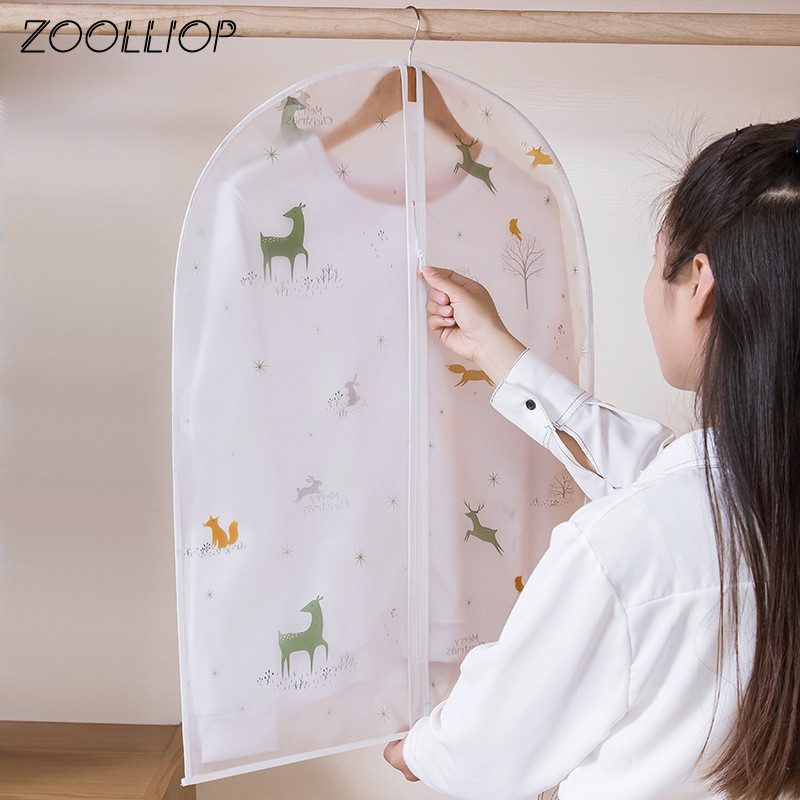 Vrećice za usisavanje za pohranu odjeće Odijelo Odijelo Zaštita za zaštitu od prašine Vreća za pohranu garderobe Tkanina za vješanje Odjeća Kaput otporan na prašinu Novo