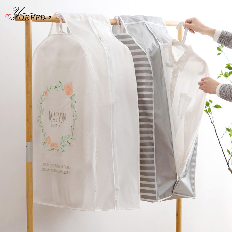 OYOREFD trīsdimensiju tips apģērba soma, kleita, apģērbs, uzvalks, mētelis, piekarināms, putekļu necaurlaidīgs pārsegs, glabāšanas soma, drēbju skapja organizators
