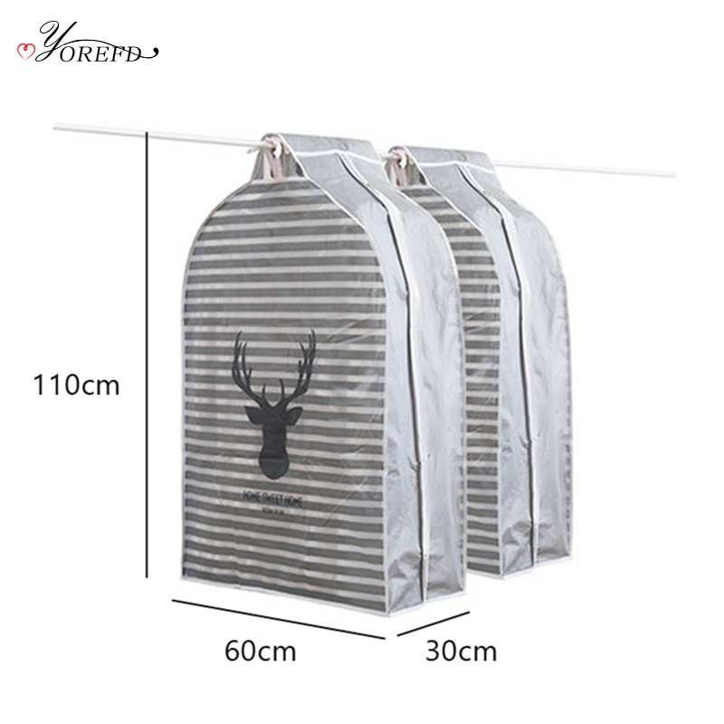 OYOREFD trīsdimensiju tips apģērba soma, kleita, apģērbs, uzvalks, mētelis, piekarināms, putekļu necaurlaidīgs pārsegs, glabāšanas soma, drēbju skapja organizators