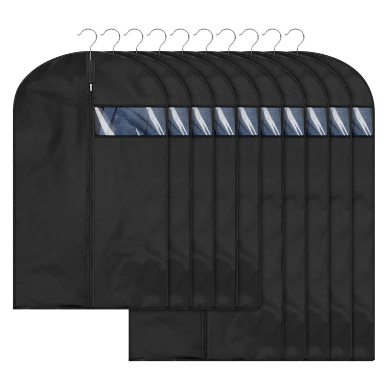 Tolmukindlad rõivakatted veekindlad riided tolmukaitse mantel ülikond kleit kaitse rippuvad riidekotid kapi organiseerija