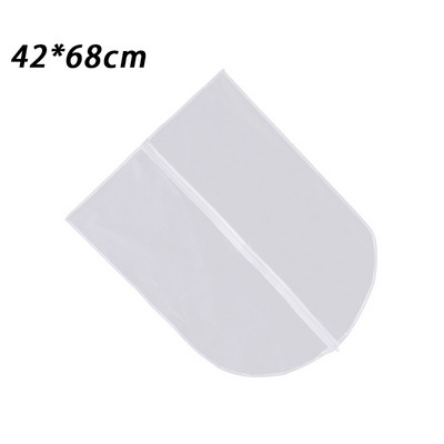 1gab Apģērbu putekļu pārsegs Caurspīdīgs ūdensnecaurlaidīgs uzvalka pārvalks Piekārts Apģērbs Putekļu necaurlaidīgs Pārvalks Apģērbs Putekļu necaurlaidīgs maisiņš Piekarināms maisiņš