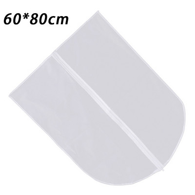 1gab Apģērbu putekļu pārsegs Caurspīdīgs ūdensnecaurlaidīgs uzvalka pārvalks Piekārts Apģērbs Putekļu necaurlaidīgs Pārvalks Apģērbs Putekļu necaurlaidīgs maisiņš Piekarināms maisiņš