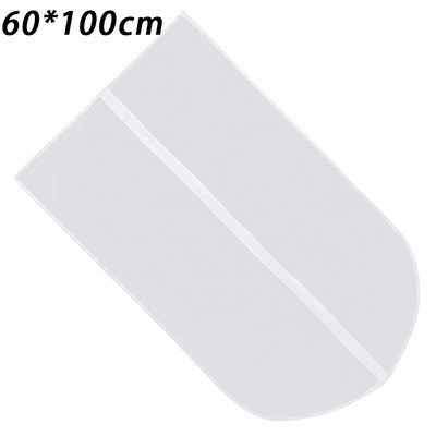 1gab Apģērbu putekļu pārsegs Caurspīdīgs ūdensnecaurlaidīgs uzvalka pārvalks Piekārts Apģērbs Putekļu necaurlaidīgs Pārvalks Apģērbs Putekļu necaurlaidīgs maisiņš Piekarināms maisiņš