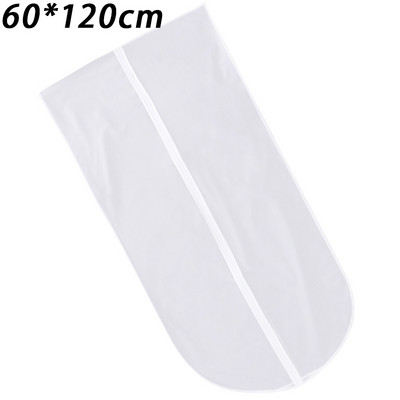 1gab Apģērbu putekļu pārsegs Caurspīdīgs ūdensnecaurlaidīgs uzvalka pārvalks Piekārts Apģērbs Putekļu necaurlaidīgs Pārvalks Apģērbs Putekļu necaurlaidīgs maisiņš Piekarināms maisiņš