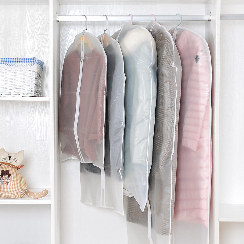 1gab Apģērbu putekļu pārsegs Caurspīdīgs ūdensnecaurlaidīgs uzvalka pārvalks Piekārts Apģērbs Putekļu necaurlaidīgs Pārvalks Apģērbs Putekļu necaurlaidīgs maisiņš Piekarināms maisiņš