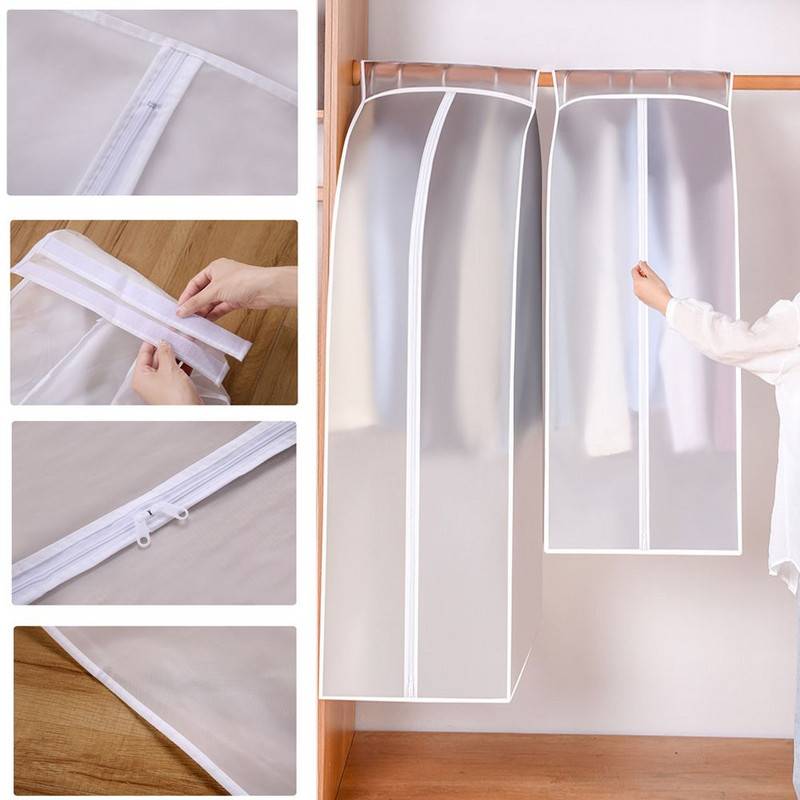 Viseći organizator Zaštita za kaput Odijelo Zaštitna torbica za haljinu Odjeća Navlaka za prašinu Vreća za pohranu ormara