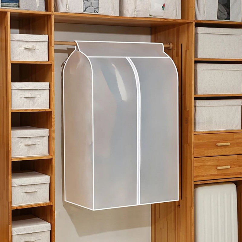 Viseći organizator Zaštita za kaput Odijelo Zaštitna torbica za haljinu Odjeća Navlaka za prašinu Vreća za pohranu ormara