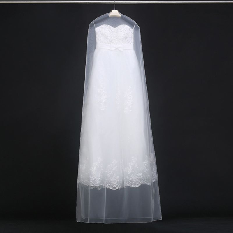 160/180 cm, ekstra velika vjenčanica od meke tkanine, pulover s navlakom otpornom na prašinu, tanka mladenka, torba za pohranu, prozirna sklopiva odjeća
