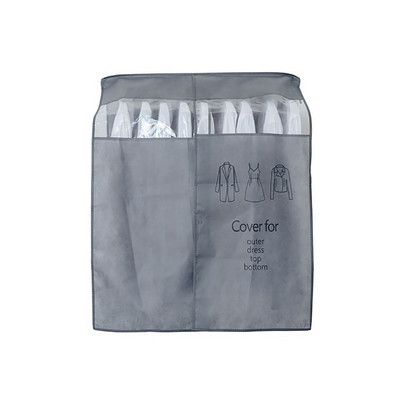 Pārvalki drēbēm Putekļu pārsegs Neausts audums Redzams Caurspīdīgs logs Apģērba uzvalks Krekls Mētelis Garderobes organizators Uzglabāšanas soma