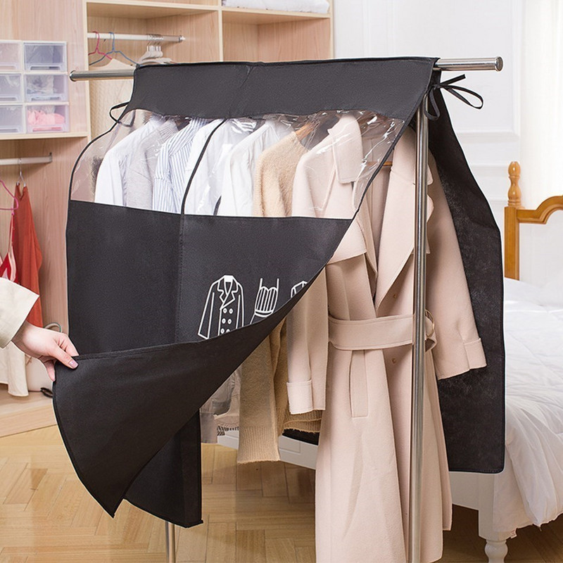 Ormar Vitrina za odjeću Poklopac za prašinu Vreća za odjeću Netkana tkanina Vidljivi prozirni prozor Odjeća Ormar Organizator Vreća za pohranu