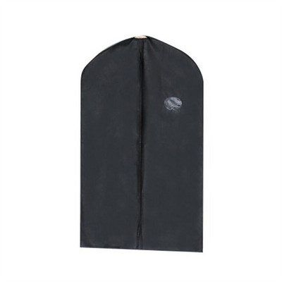 Drēbju skapja apģērba pārvalks Neausts skapis apģērbu somas uzvalks ar caurspīdīgu logu kleitas pārvalks ar rāvējslēdzēja mēteli