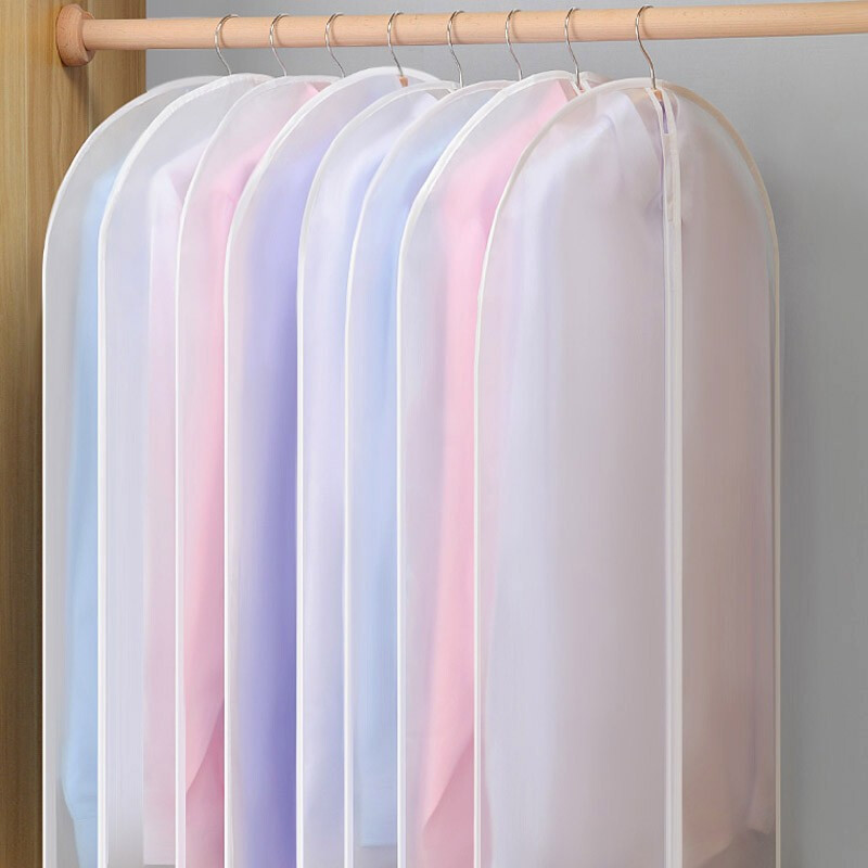 Prozirne torbe za odjeću Navlaka za prašinu Kaput Haljina Odijelo Zatvarač Zatvarač Vješanje Skladištenje odjeće Ormar Organizator
