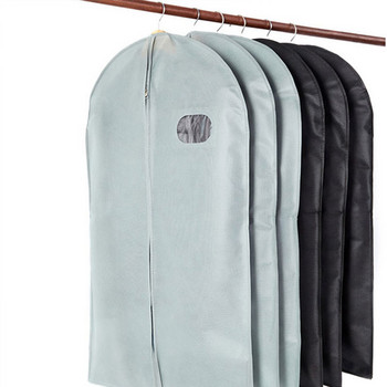 Прахоустойчиви водоустойчиви калъфи за дрехи 1PC Палто Блейзър Палто Защитно покритие Гардероб Гардероб Висящи чанти за съхранение