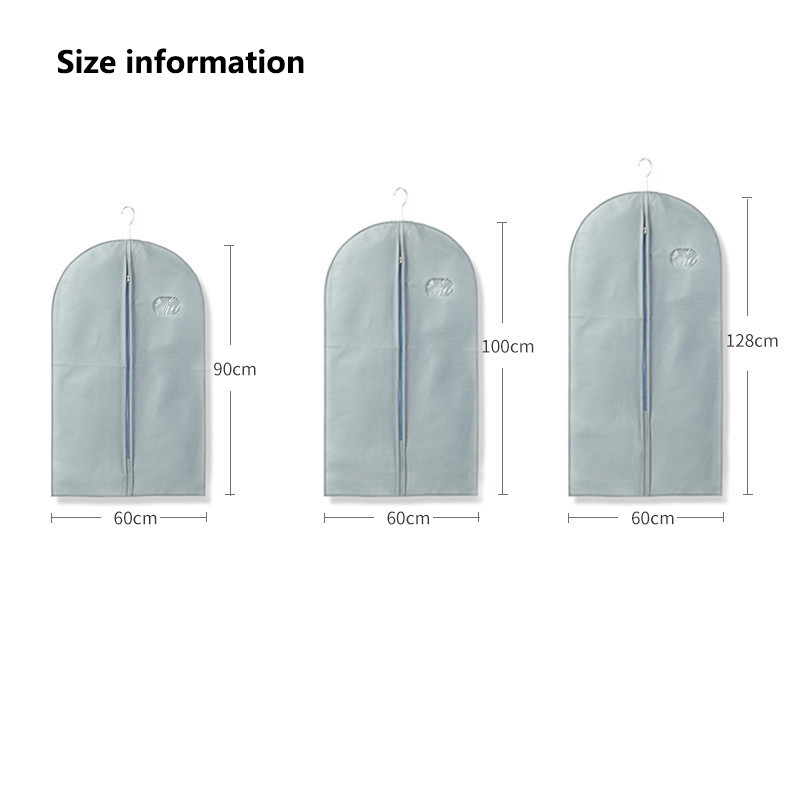 Tolmukindlad veekindlad rõivakatted 1 tk Mantel bleiser mantel kaitsekate Garderoob riidekapp Rippuvad hoiukotid