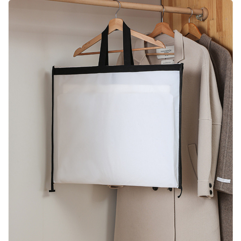 Kućna velika navlaka za odjeću Vrećice za prašinu Vrećice za odjeću Sklopiva dizajnerska navlaka za vješalicu Vrećica za odjeću koja se lako vješa na patent