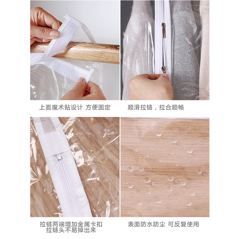 Odjeća Poklopac za prašinu Tkanina Torbica Navlaka za odijelo Kuća Kućanstvo Viseći kaput Odijelo Zaštita Vrećica za pohranu Vješalica za garderobu