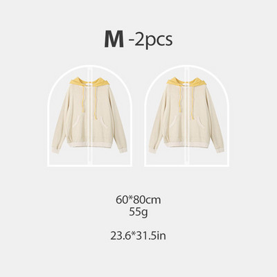 2 komada odjeće, navlaka za prašinu, odijelo, vreća za prašinu, podebljana čizma za prašinu, kućanska navlaka za kaput, torba za pohranu, periva