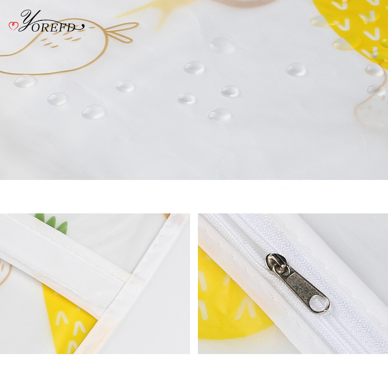 OYOREFD torba za odijelo sa slatkim crtićima, prozirna torba za odijelo s printom, vodootporna odjeća, navlake za prašinu, organizator za pohranu garderobe