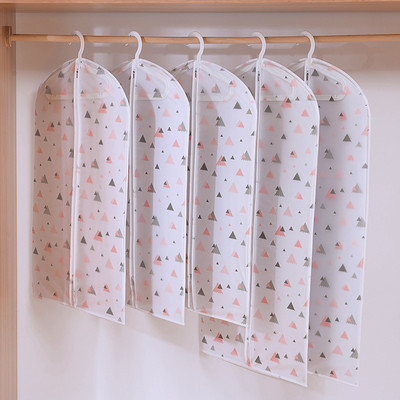 Navlaka za prašinu Vreća za pohranu odjeće Debeli prozirni odijelo s printom crtića Viseća torba Ormar Kaput Organi s patentnim zatvaračem otpornim na vlagu